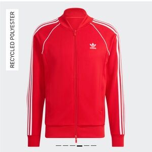 Adidas Red Track Jacket